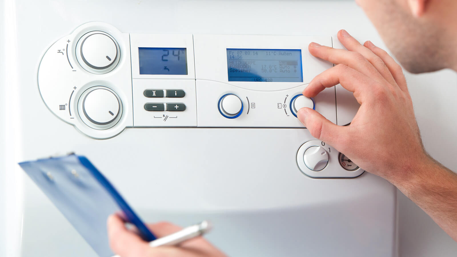 Gas boiler servicing near me