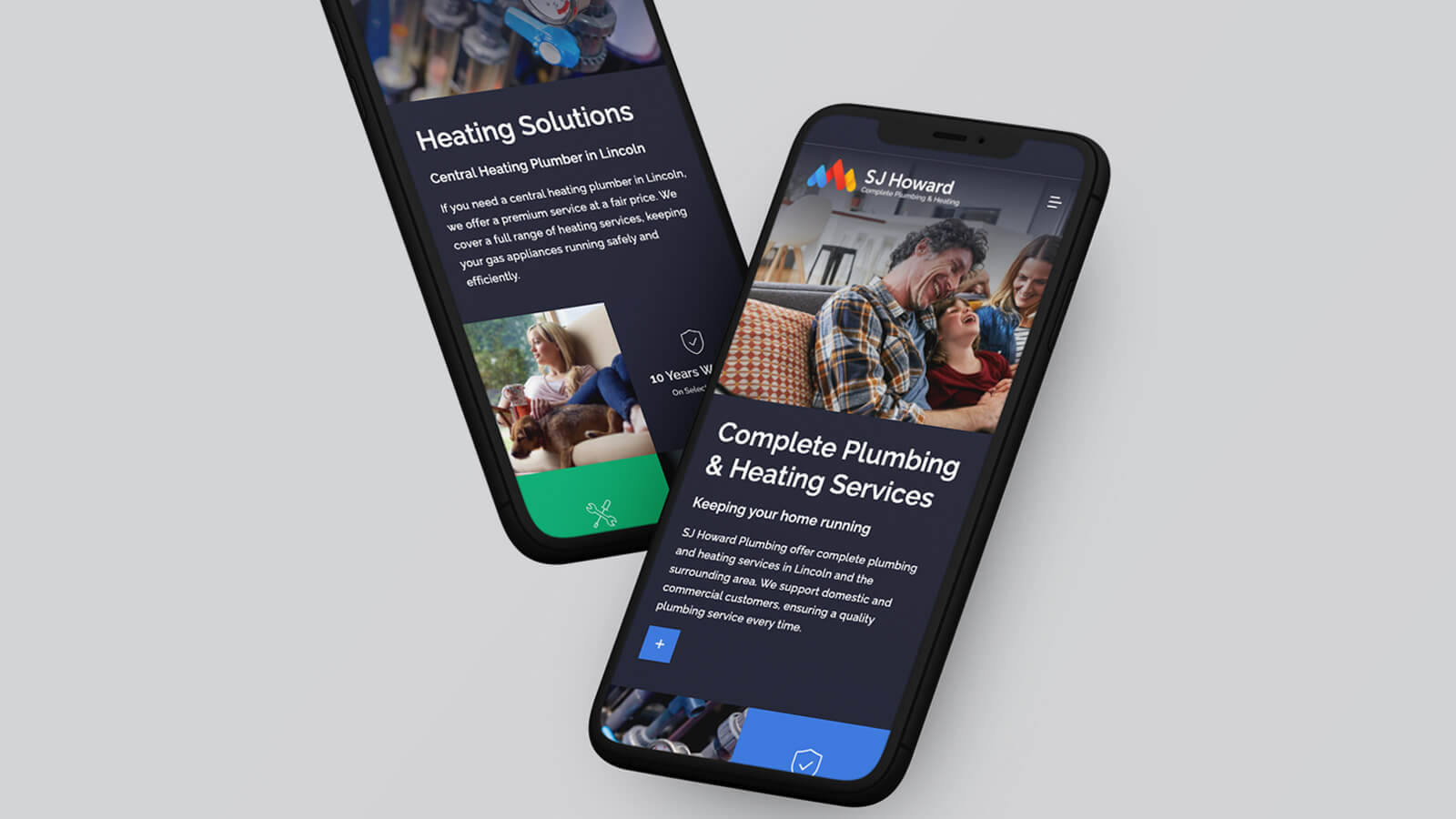 SJ Howard Plumbing Website